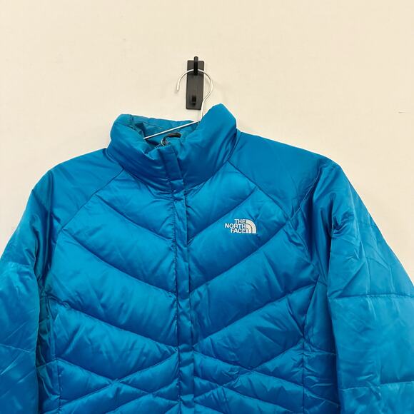The North Face Aconcagua Women’s 550 Goose Down Puffer Jacket Blue Size L - Picture 2 of 10
